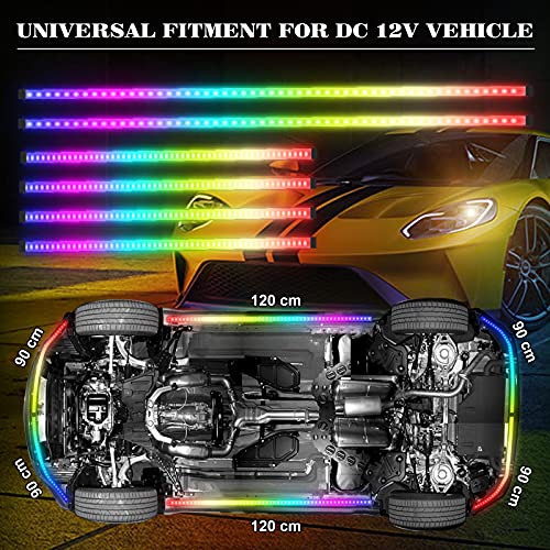 Car Underglow Lights Chasing Color