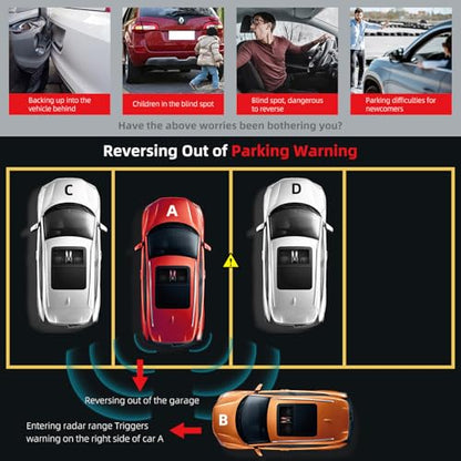 2pcs Front Rear Bumper Parking Aid Sensors for 07