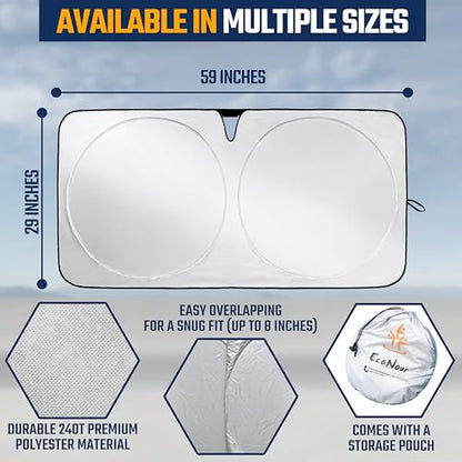 2026 Upgraded Car Windshield Sun Shade