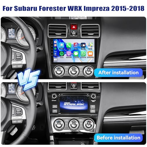 8 Core 6+128G Android 15 Car Stereo for Subaru Forester WRX Impreza 2015