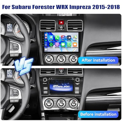 8 Core 6+128G Android 15 Car Stereo for Subaru Forester WRX Impreza 2015