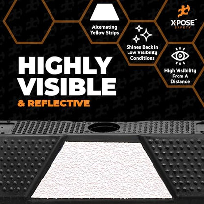48" Heavy Duty Rubber Parking Stopper (2 Count)