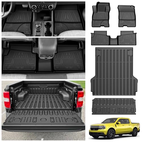 Floor Mats Truck Bed Mat for 2022 (5 Count)