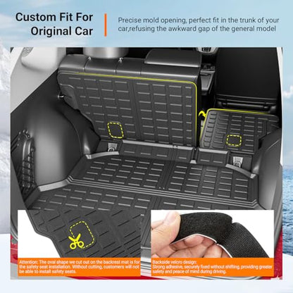Cargo Mat & Backrest Mats Compatible with 2012
