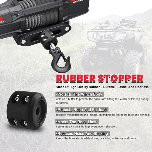 6000 lbs UTV Winch