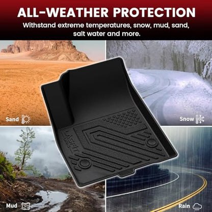 Floor Mats & Cargo Liner with Backrest Mat for GMC Acadia 2017