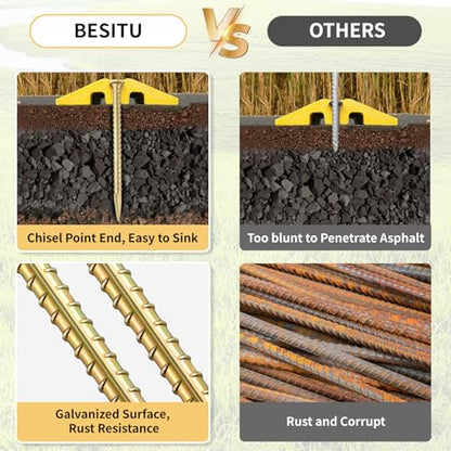 16 Inch Rebar Stakes 1 (10 Count)