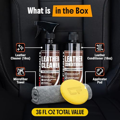 Car Leather Cleaner and Conditioner (36 Fl Oz)