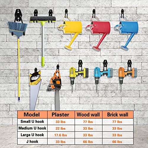 12 Pack Garage Hooks Heavy Duty