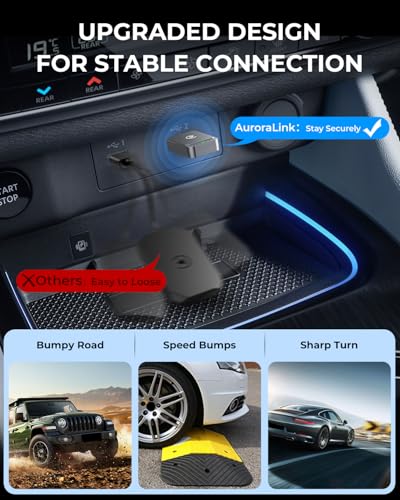 Wireless Carplay Adapter for Apple iPhone & Android Auto 2