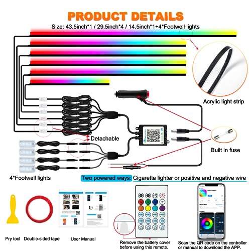 Interior Car LED Strip Lights