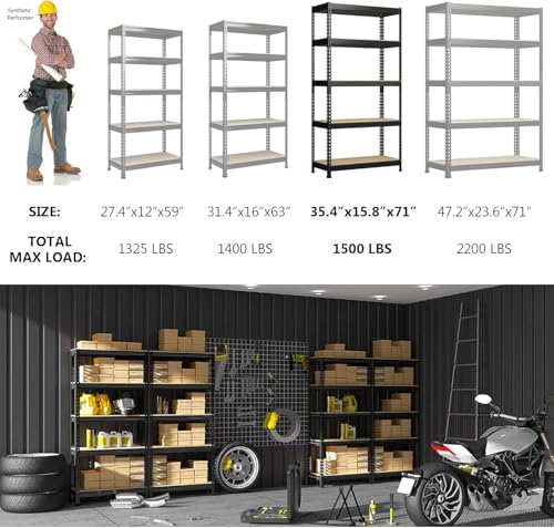 71" H Storage Shelves