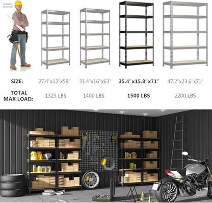 71" H Storage Shelves