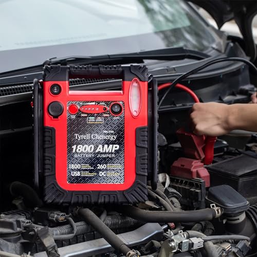 New Upgrade Car Battery Jump Starter & Portable Air Compressor