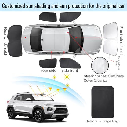 Window Shades for Chevrolet Trailblazer 2021 (6 Count)