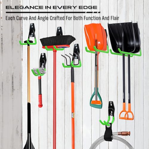 15 Piece Garage Wall Hooks with 3 Extension Straps (15 Count)