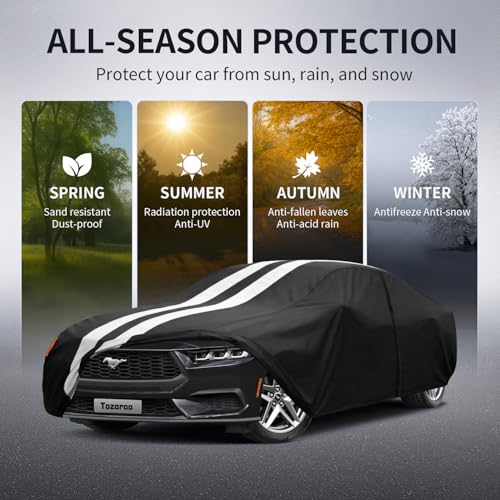 Multi Layer Car Cover Custom Fit for Ford Mustang
