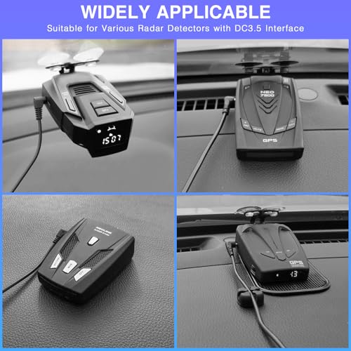 Radar Detector Cable with USB to DC3.5 Plug