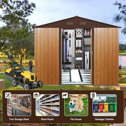 10x8 FT Outdoor Storage Shed