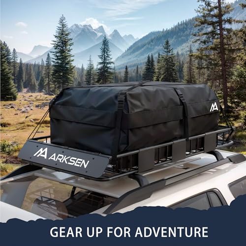64" x 34" x 6" Roof Rack Cargo Basket with Bag