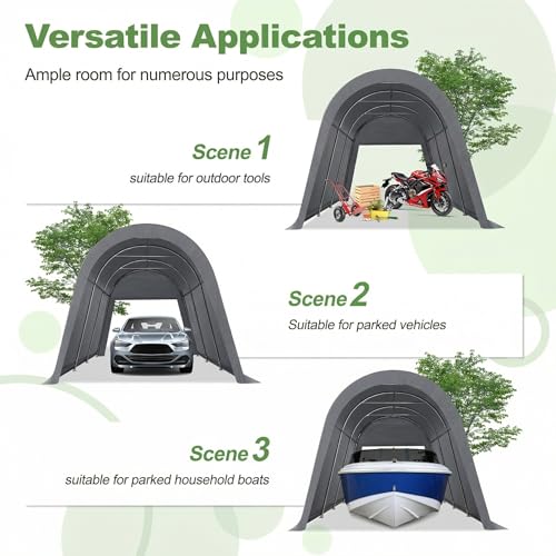 Carport Canopy 10x15 Heavy Duty Portable Garage