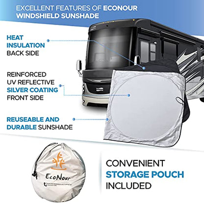 RV Windshield Sun Shade