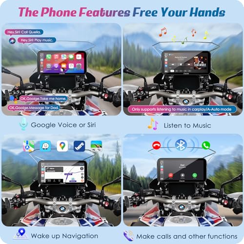 W603B 6.3" Motorcycle Carplay Screen for R1200GS R1250GS S1000XR