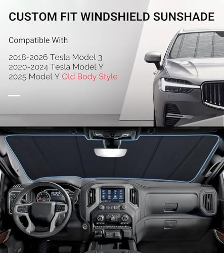 Windshield Sunshade for Tesla Model 3 2018