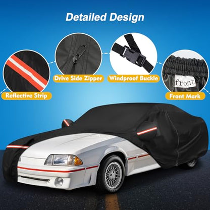 QUNSUNUS Waterproof Car Cover for Ford Mustang 1979