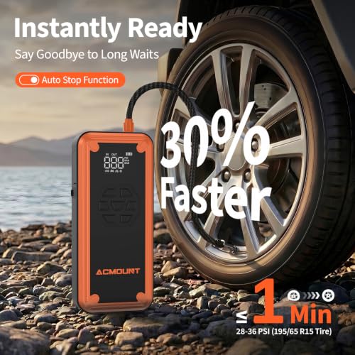 W160 5000A Jump Starter with Air Compressor 150PSI