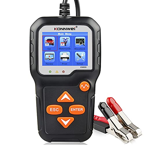 KW650 6V 12V Car Battery Tester