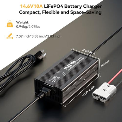 14.6V 10A LiFePO4 Battery Charger