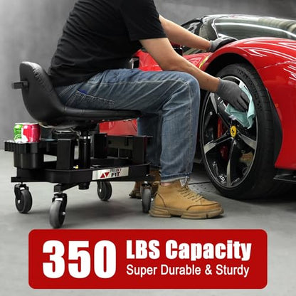 Rolling Stool with Wheels