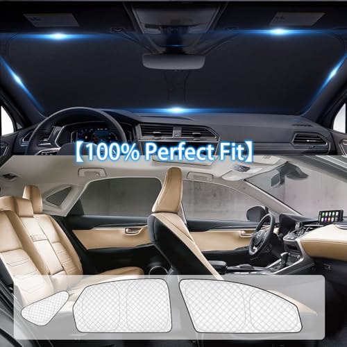 8pcs Thicken Sun Shades for Lexus NX 2015
