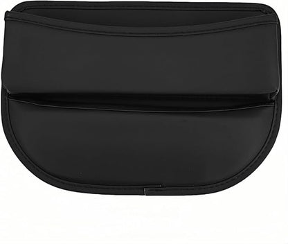 Car Seat Gap Filler Organizer for Tesla Model S 2012-2015, Seat Storage Box Leather Bag Fill The Gap Car Accessories,Black