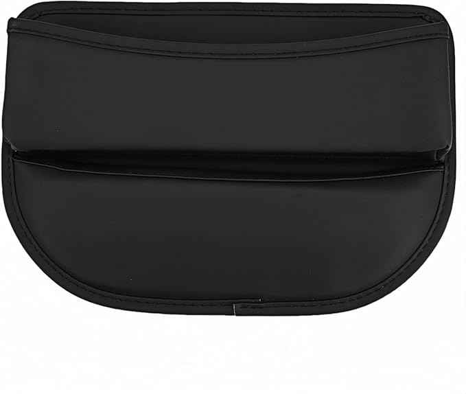 Car Seat Gap Filler Organizer for Tesla Model 3 2019-2023, Seat Storage Box Leather Bag Fill The Gap Car Accessories,Black