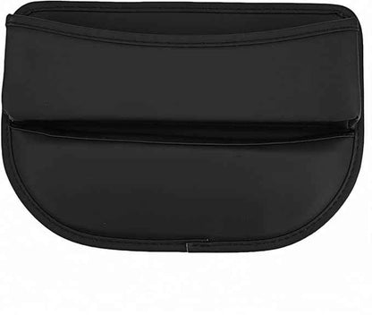 Car Seat Gap Filler Organizer for Tesla Model 3 2019-2023, Seat Storage Box Leather Bag Fill The Gap Car Accessories,Black