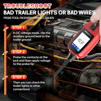 PowerScan PS100 Automotive Circuit Test Power Circuit Probe Scan Tool