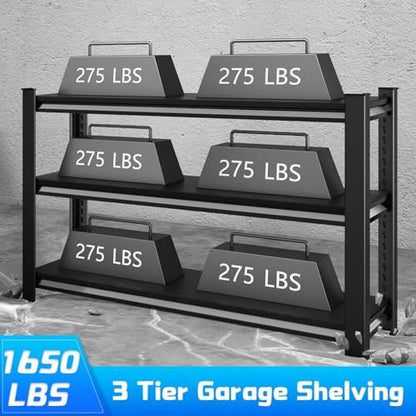 3 Tier Garage Shelving Heavy Duty