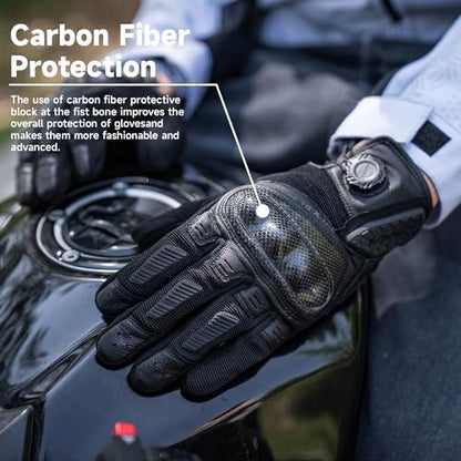 High Protection Motorcycle Gloves for Men