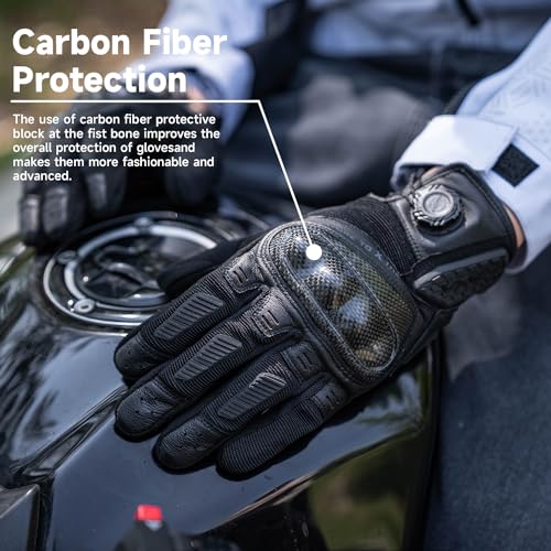 High Protection Motorcycle Gloves for Men