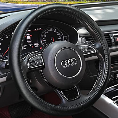 Heavy Duty Pure Cowhide Steering Wheel Cover