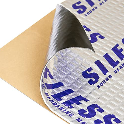 50 mil (1.3mm) 26 sqft Car Sound Deadening mat - Butyl Automotive Sound Deadener - Noise Insulation and Vibration Dampening Material ( 26 sqft)