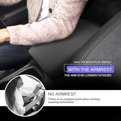 2025 2026 WRX Center Console Cover Compatible with 2022 2023 2024 2025 2026 Subaru WRX Accessories 2025 2026 WRX Armrest Cover [Standard Six