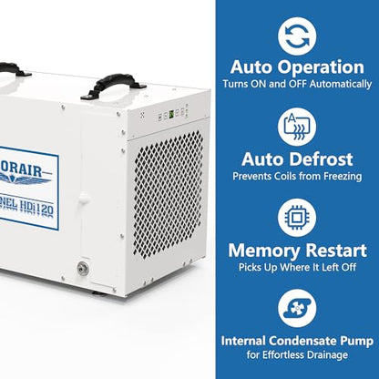 235 Pints Crawlspace Dehumidifier with Pump