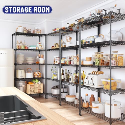 5 Tier 1010LBS Adjustable Narrow Storage Shelves