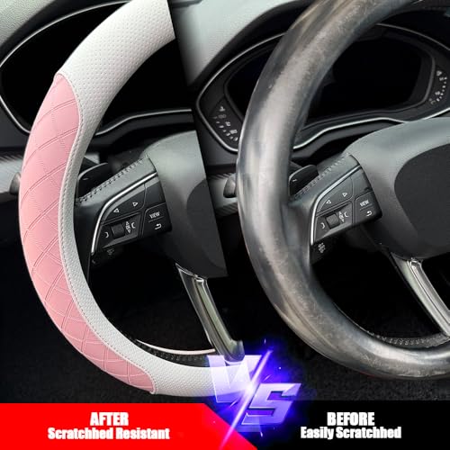 Nappa Leather Steering Wheel Cover