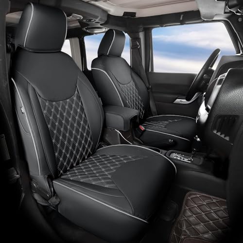 Wrangler JK Seat Covers Custom Fit for Jeep Wrangler (4 Count)