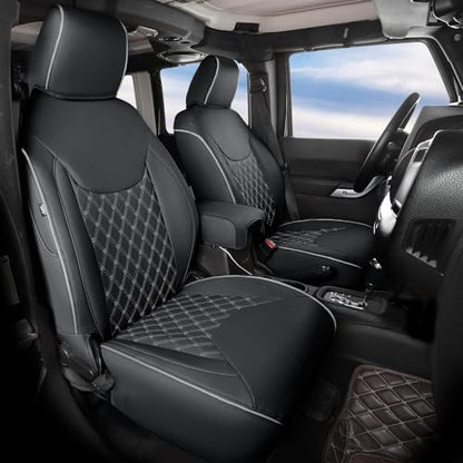 Wrangler JK Seat Covers Custom Fit for Jeep Wrangler (4 Count)