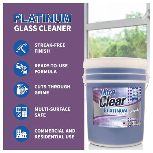 Ultra Clear Platinum Glass Cleaner (128 Fl Oz)